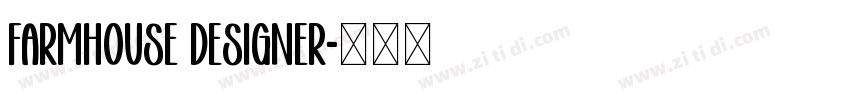 Farmhouse Designer字体转换